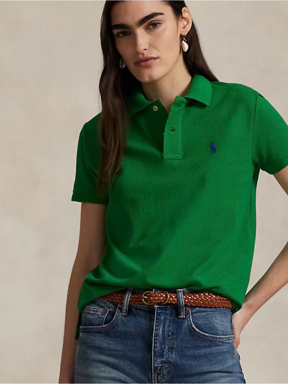 Ralph Lauren The Iconic Classic Fit Mesh Polo Shirt Sz XL
